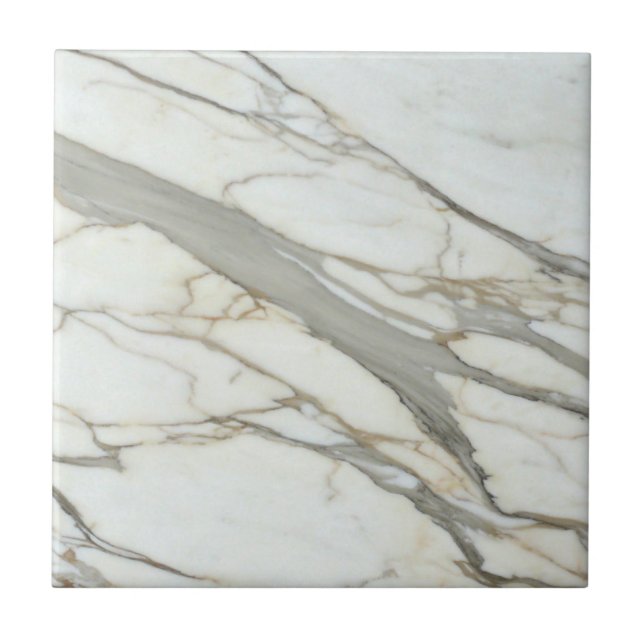 White grey marble luxurious design tile (Front)