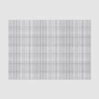 White & Grey Tartan Plaid Pattern Print