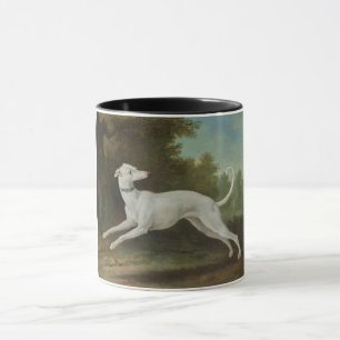 White Greyhound Dog (by Jean-Baptiste Oudry) Mug