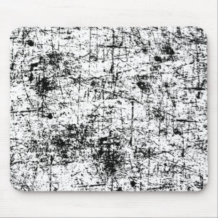 White Grunge Mouse Mat