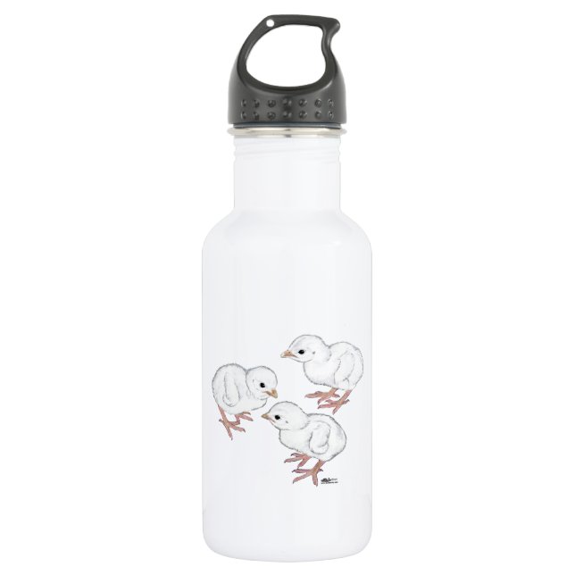 White Guinea Keets 532 Ml Water Bottle (Front)