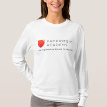 White Hackbright Sweater (Front and Black Logo)
