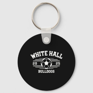 White Hall Bulldogs Soccer Byll 2025 Key Ring