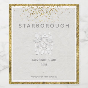 White Haven Wedding Wine Label