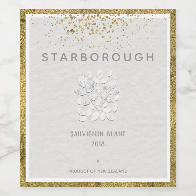 White Haven Wedding Wine Label (Single Label)