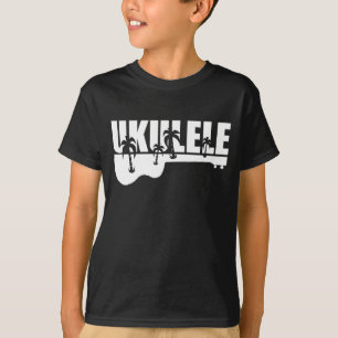 white hawaiian ukulele T-Shirt