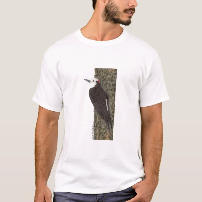 White-headed Woodpecker T-Shirt (Front)