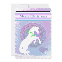 White Heart Horses V Holiday (Pink/Lav Swirl)