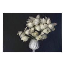 White heart in black