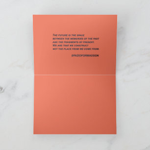 "White heart in black from sun" & Future Card