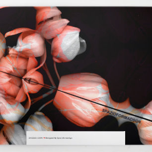 "White heart in black from sun" & Indifference Tri-Fold Holiday Card