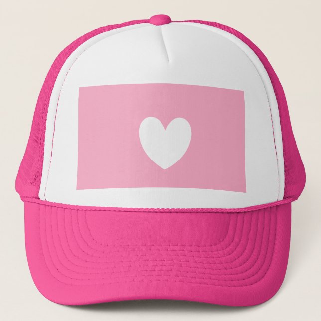 White Heart Trucker Hat (Front)