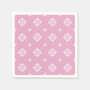 white hearts, paper napkin for Valentine’s Day