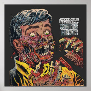 White Heat  Harvey Horror Comics line Black Cat My Poster