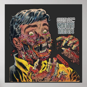 White Heat  Harvey Horror Comics line Black Cat  Poster