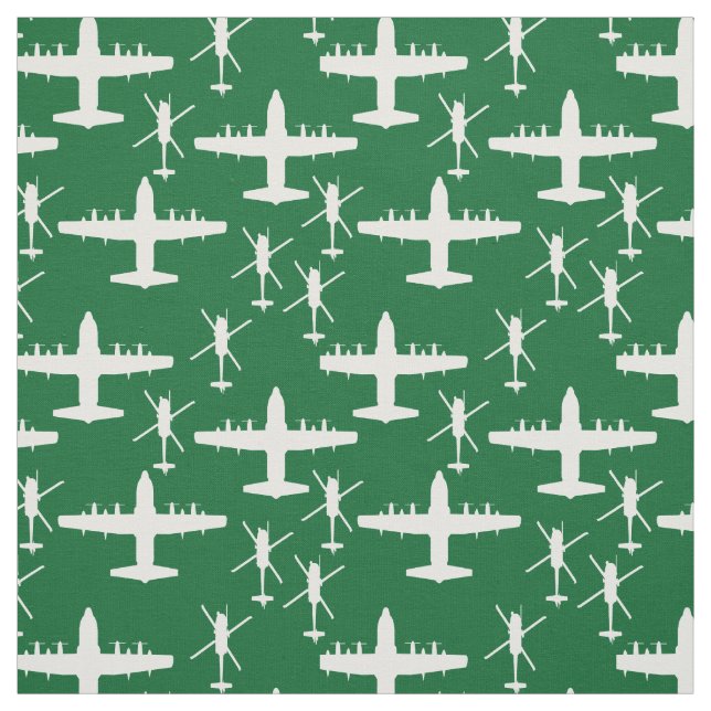 White HH-60 and HC-130 Patterned Fabric (Swatch)