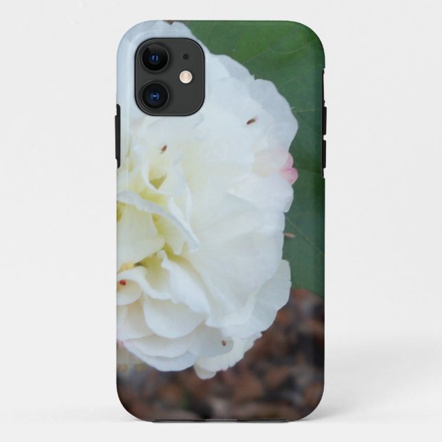 white hibiscus mutabilis flower Case-Mate iPhone case (Back)