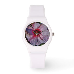 White Hibiscus Watch