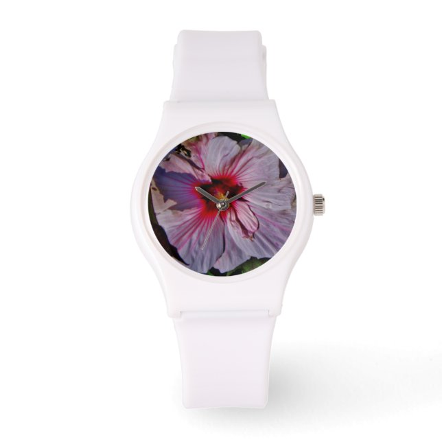 White Hibiscus Watch (Front)