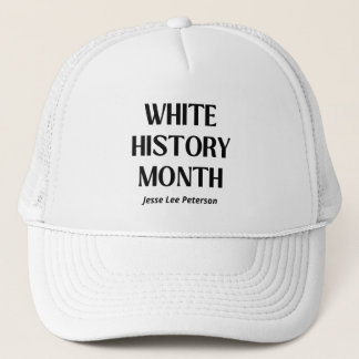 White History Month Jesse Lee Peterson Trucker Hat