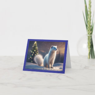 White Holiday Minx Card