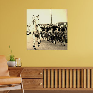 White Horse 1975 Tour De France Colour Redux Poster