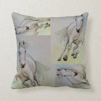 White Horse American MoJo Pillow