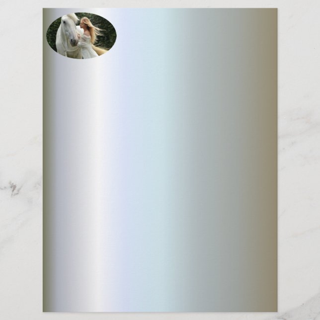 White Horse and Girl (Front)