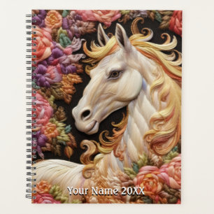 White Horse and Roses Planner