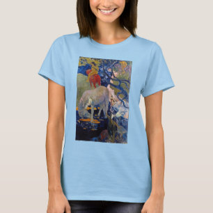 White Horse by Paul Gauguin, Vintage Fine Art T-Shirt