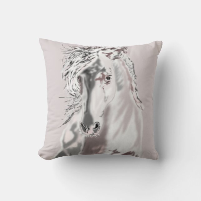 White Horse Cushion (Front)