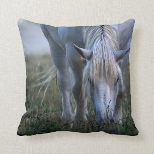 White Horse Cushion