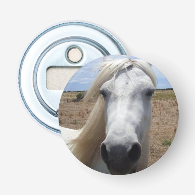 White Horse Face, Bottle Opener (Front)