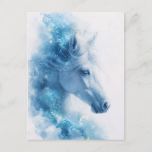 White Horse Galaxy Nebula and Night Sky Star Postcard