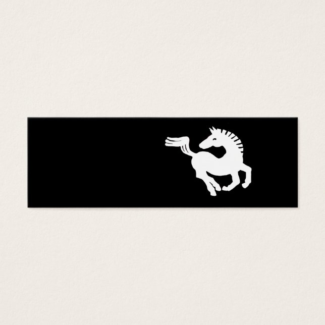 White horse galloping (Front)