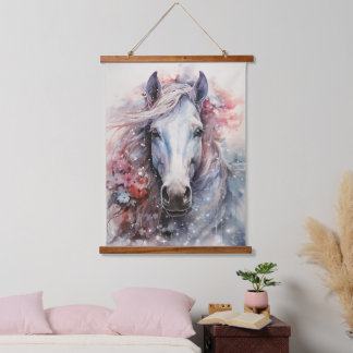 White Horse Hanging Tapestry