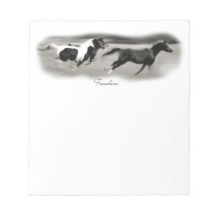 White Horse Head Notepad