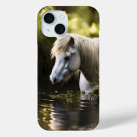 White Horse in Pond