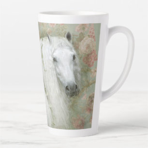 White Horse - Latte Mug, Mug, Cup