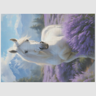 White Horse Lavender Tissue Paper