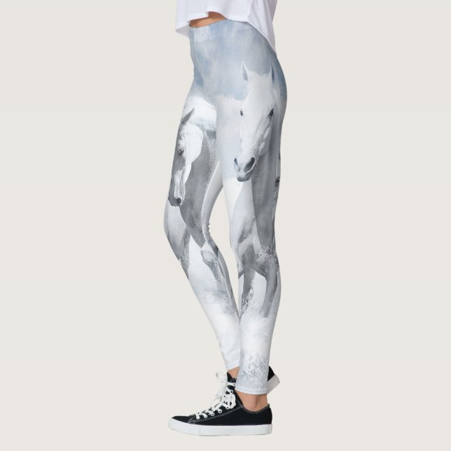 White Horse Leggings (Left)