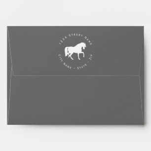 White Horse Logo Envelope