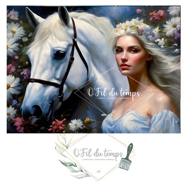 White horse majesty v2 tissue paper (Creator Uploaded)