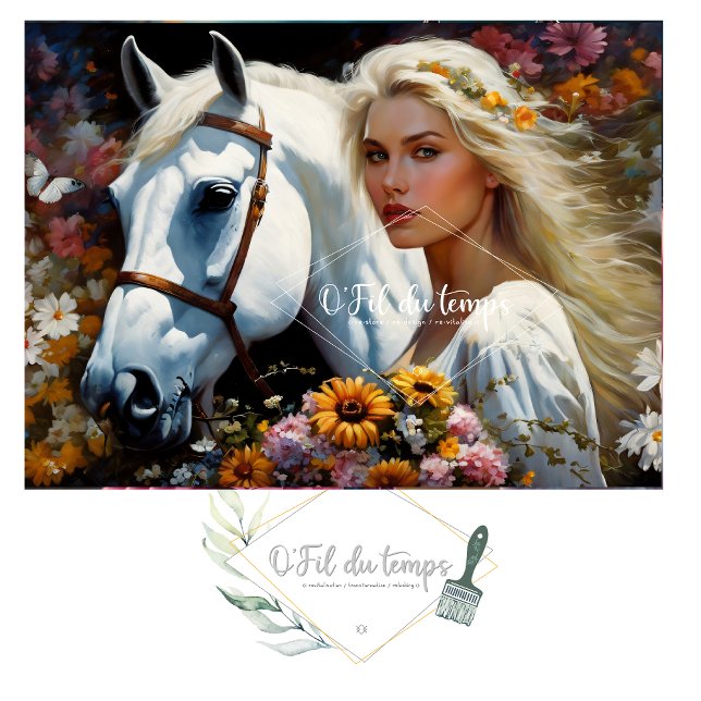 White horse majesty v3 tissue paper (Creator Uploaded)