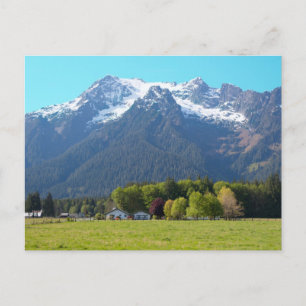 White Horse Mountain in Spring Print Postcard