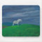 White Horse Mouse Pad