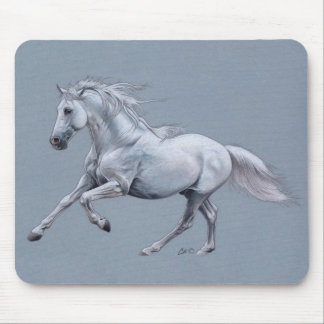 White Horse Mousepad