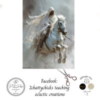 White Horse of Apocalypse Decoupage