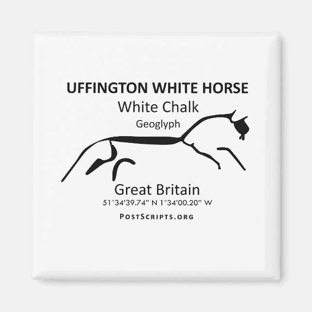 White Horse of Uffington Magnet (Front)