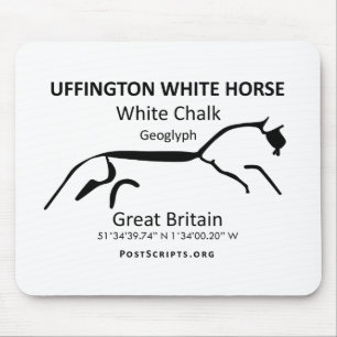 White Horse of Uffington Mouse Mat